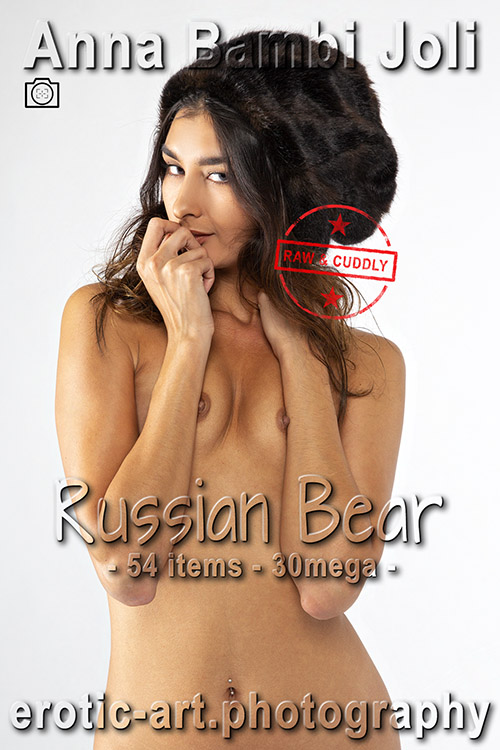 Anna Bambi Joli, Russian Bear, supermodel, fun session, erotica, now out on Erotic Art Photography