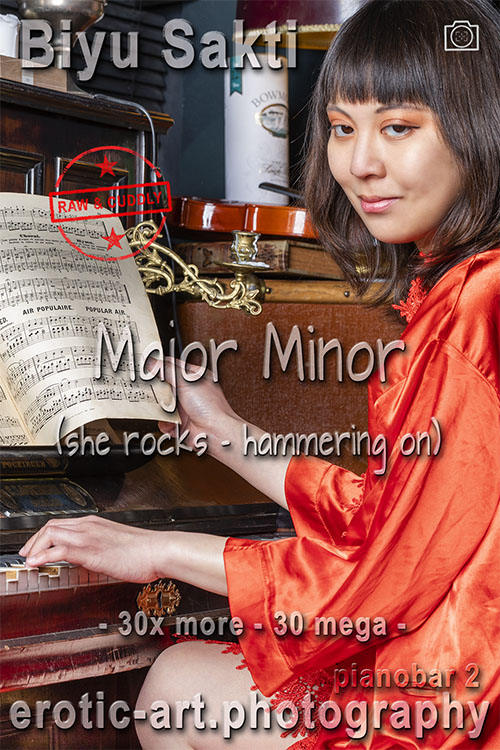 Major Minor. She rocks. Hammering on. Actor: Biyu Sakti. Artist: Jay Gee. Production: Erotic Art Photography, EAP.