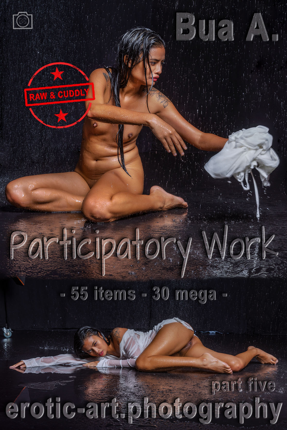 Participatory Work - Rainy Season, part five. Actor: Bua A. Artist: Jay Gee. Production: Erotic Art Photography EAP.