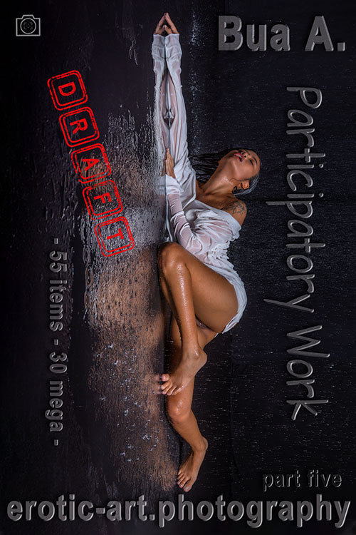 Participatory Work - Rainy Season, part five. Actor: Bua A. Artist: Jay Gee. Production: Erotic Art Photography EAP.
