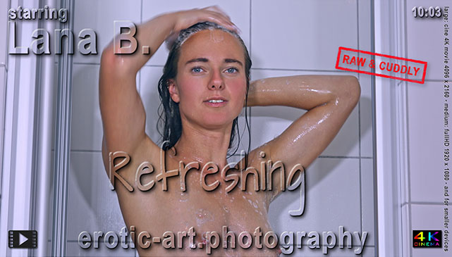 Refreshing. Actor: Lana B. Artist: Jay Gee. Production: Erotic Art Photography, EAP.