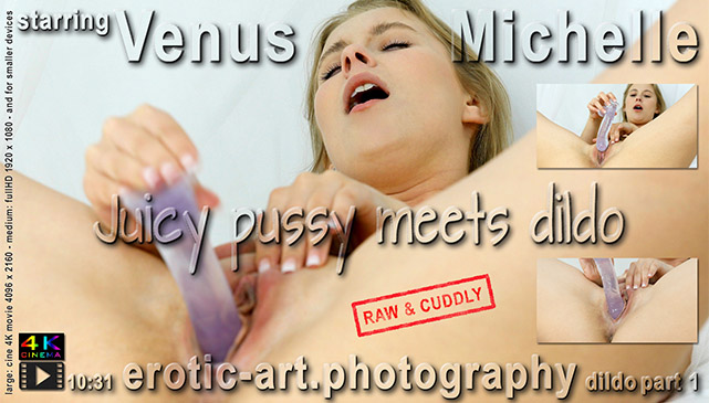 Venus Michelle, Juicy Pussy, playing with her dildo, 4k movie, love, erotic video, adult model, moaning, blond, scandinavian love, sexy nudes, erotic, art, nude-art, on erotic-art.photography